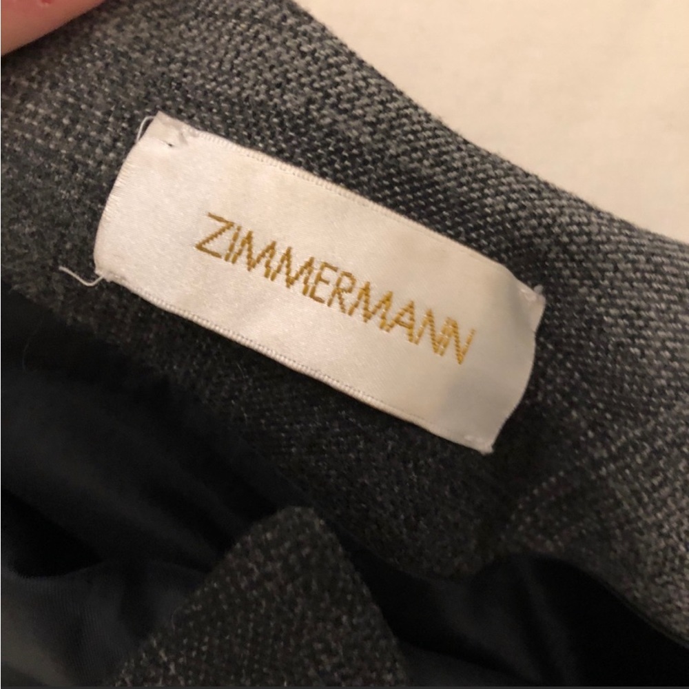 Zimmermann Plaid Wool Crop Top 🖤 - Picture 5 of 8